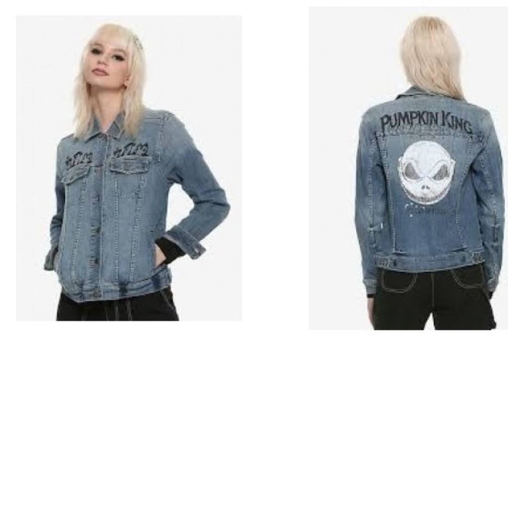 Jack Skellington Pumpkin King Jean Jacket